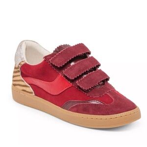 Dolce Vita Notice Red Velcro Sneakers